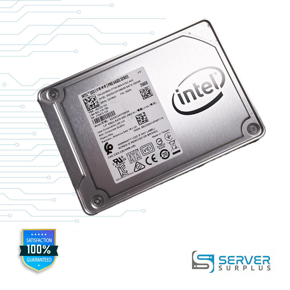 Dell Intel Pro 5450S 256GB SATA III 6Gb/s 2.5-Inch SSD (2X50D) (02X50D)