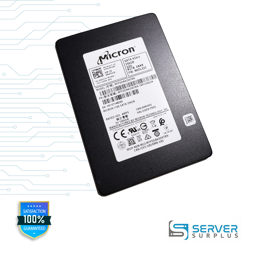 Dell Micron 1100 256GB SATA III 6Gb/s 2.5-Inch SSD (08251G)