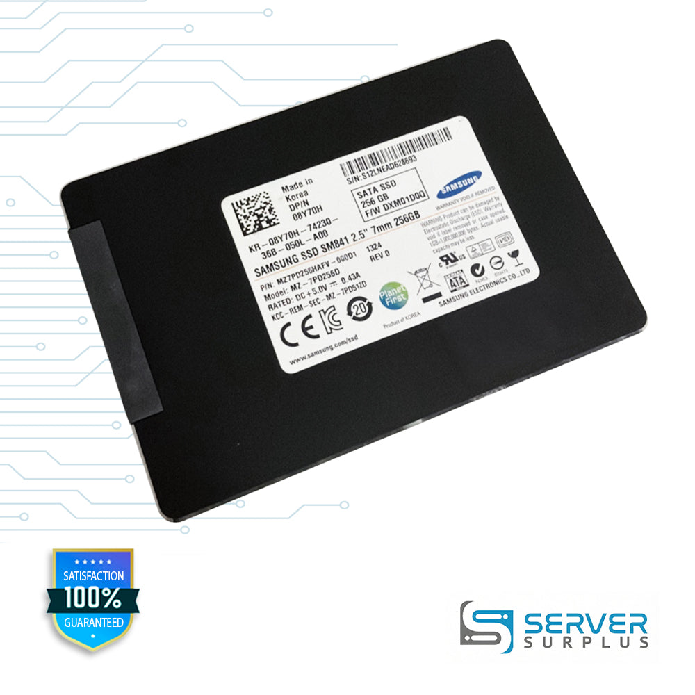 Dell SM841 256GB SATA III 6Gb/s 2.5-Inch Enterprise SSD 08Y70H