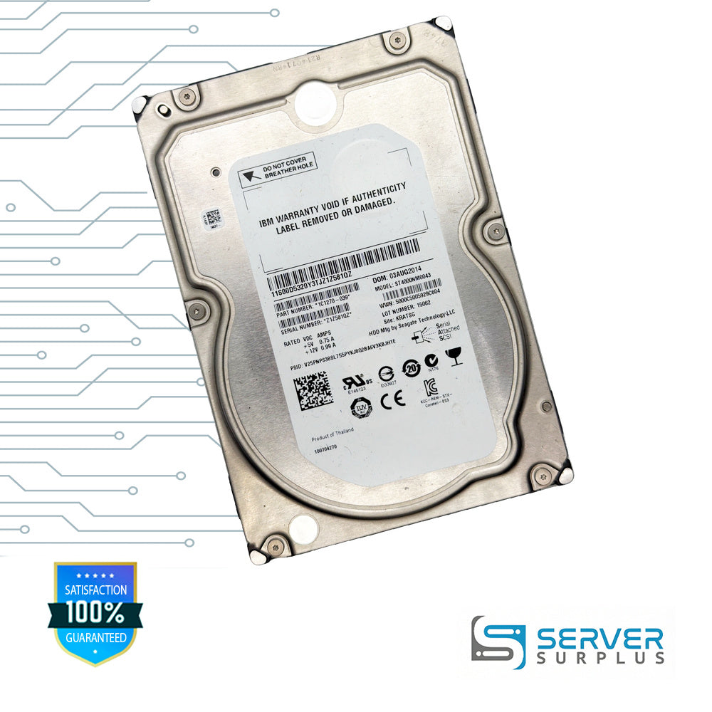 Seagate Constellation ES.3 4TB SAS 3.5 in Enterprise HDD | ST4000NM0043
