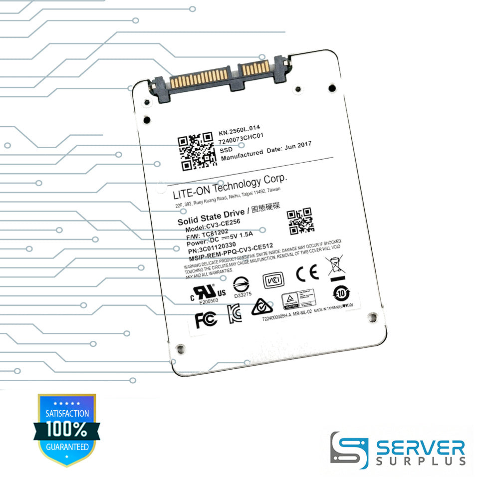 Lite-On CV3-CE256 2.5 in Enterprise SSD | 3C01120330