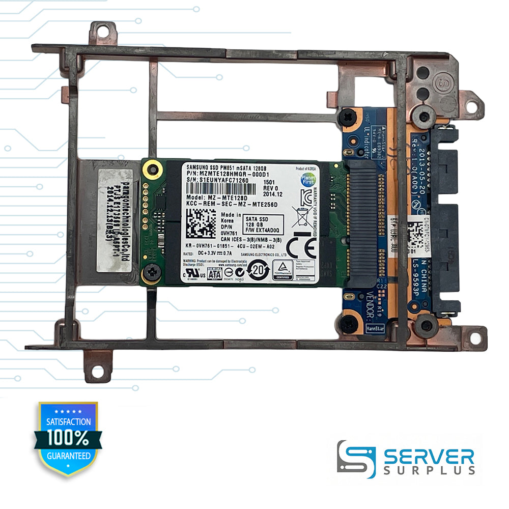 Dell PM851 128GB SATA mSATA Enterprise SSD | 0VH761 | MZMTE128HMGR-000D1