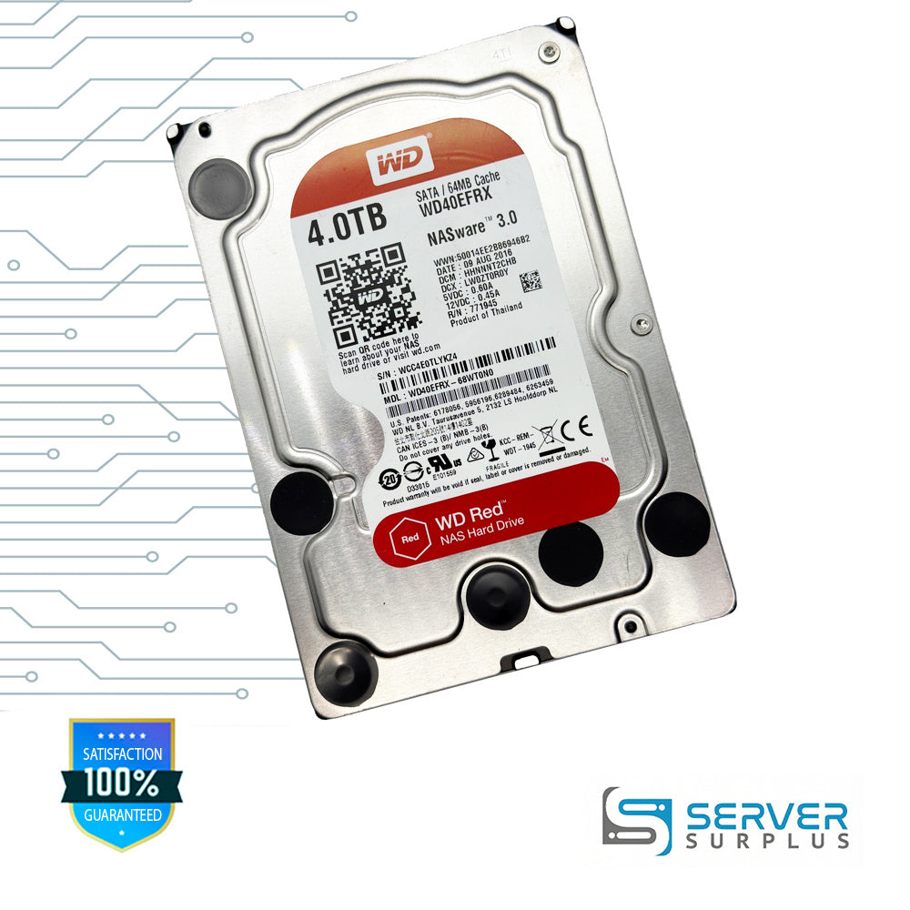 WD WD40EFRX 4TB SATA 3.5-Inch Enterprise HDD