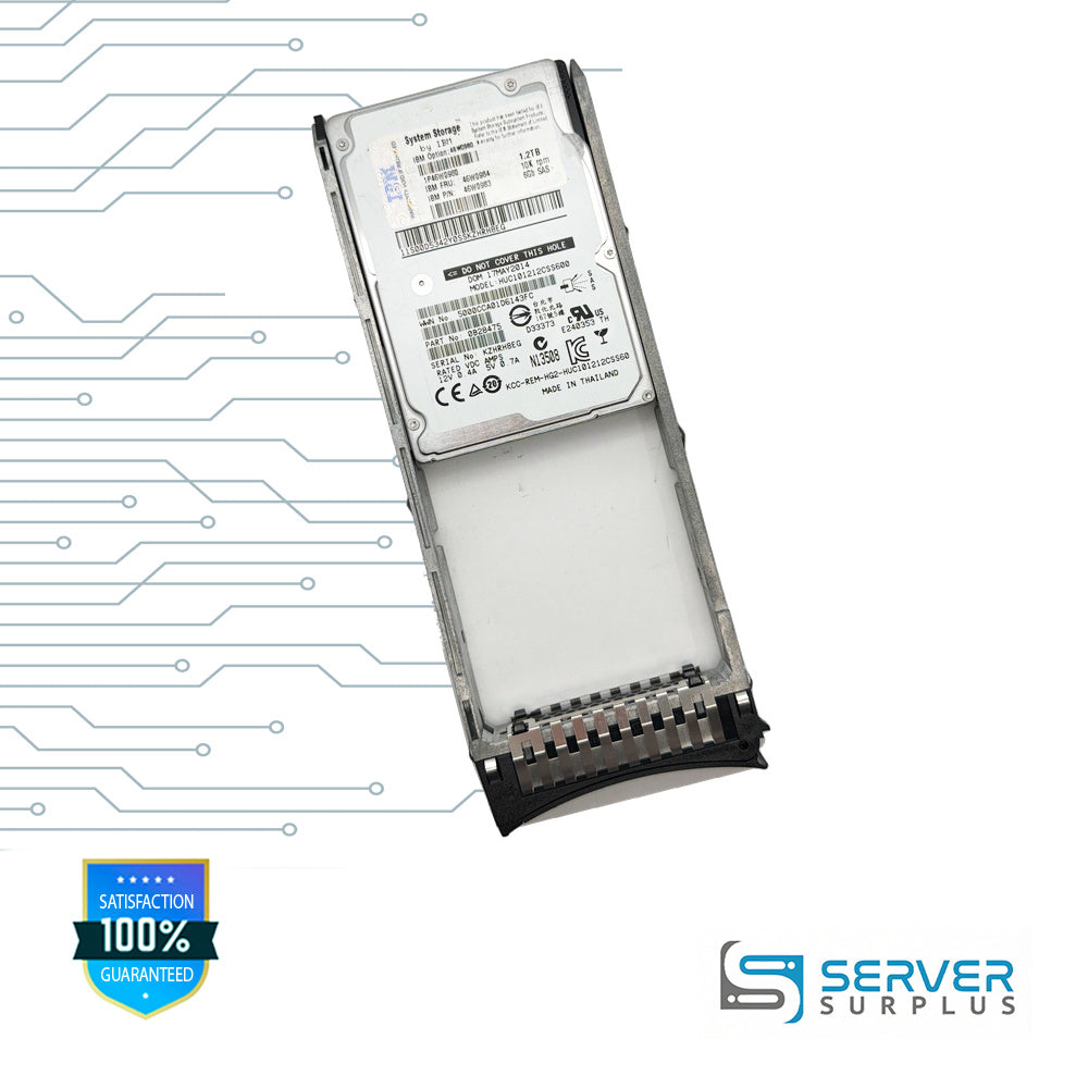 IBM HUC101212CSS600 1.2TB SAS 6Gb/s 2.5 in Enterprise HDD | 46W0984 | 0B28475 | 46W0980 | 46W0983