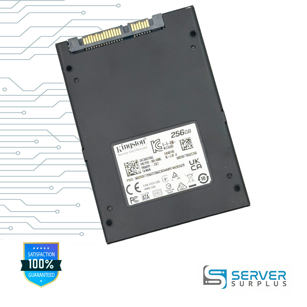 Kingston KC600 256GB SATA 2.5 in Enterprise SSD | SKC600/256G