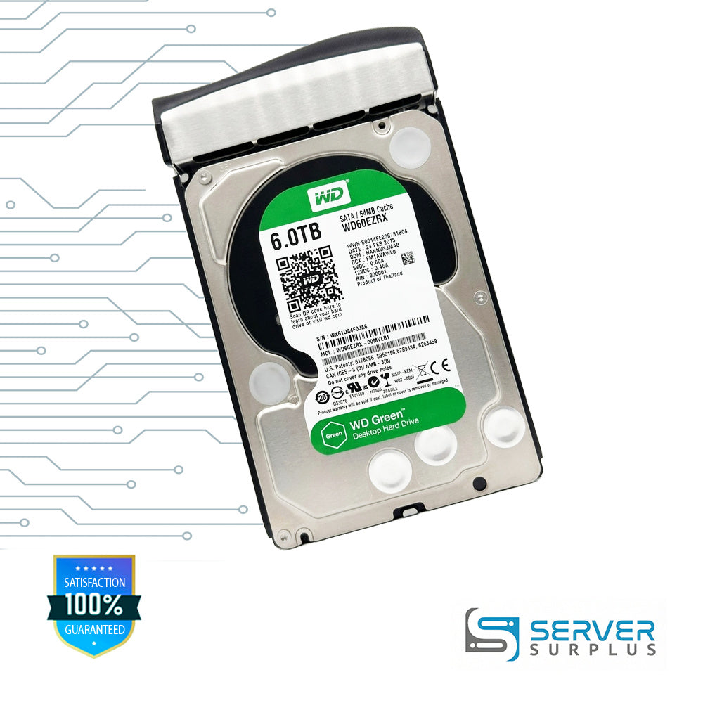 WD Green 6TB SATA 3.5 in Enterprise HDD | WD60EZRX