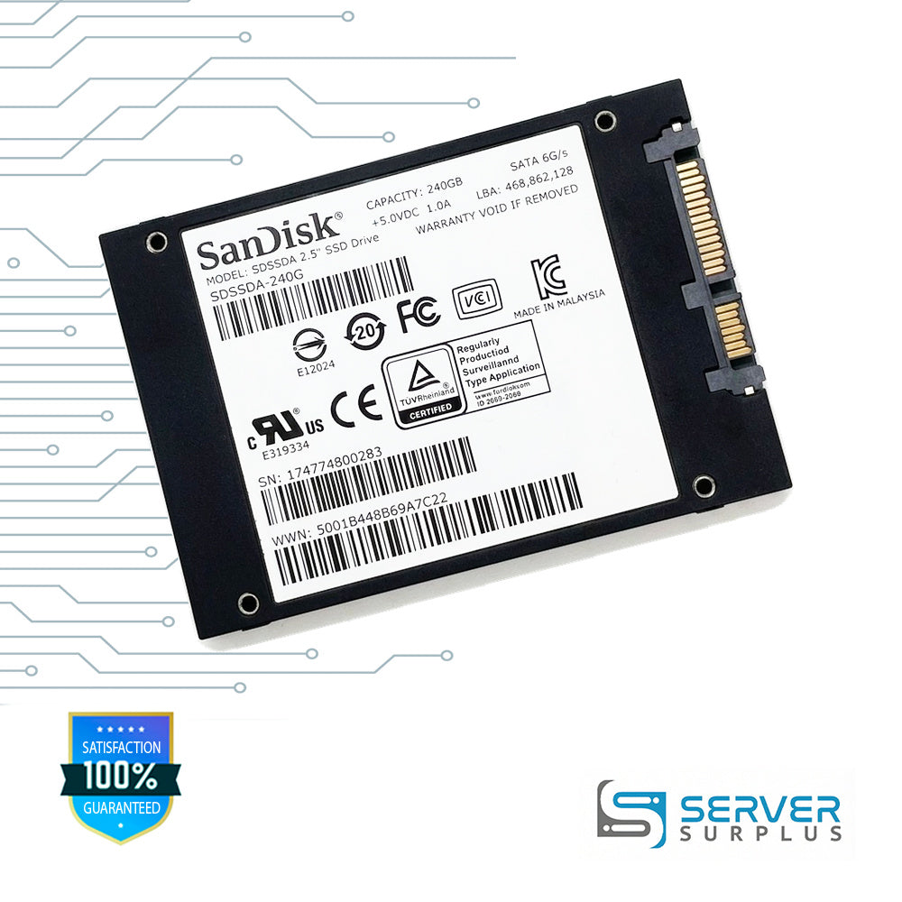 Sandisk Sdssda 240GB SATA 6Gb/s 2.5-Inch Enterprise SSD | SDSSDA-240G