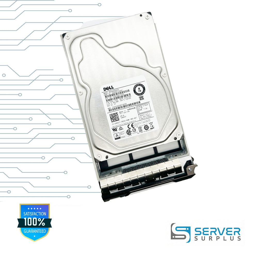 Dell MG04ACA400N 4TB SATA 7.2K 3.5 in Enterprise HDD | 04N6CY | HDEPR01DAA51 | 4N6CY