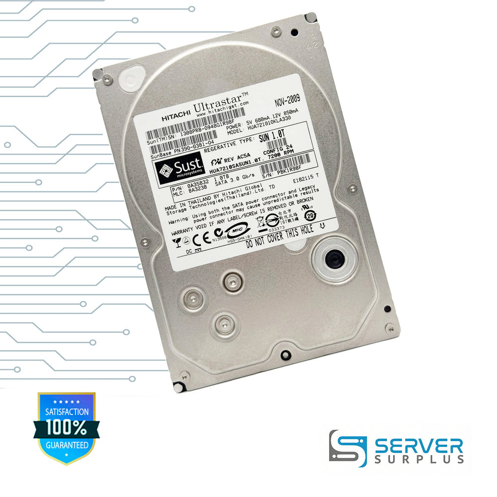 Hitachi Ultrastar 1TB SATA 3.0 Gb/s 3.5 in Enterprise HDD | 0A35832