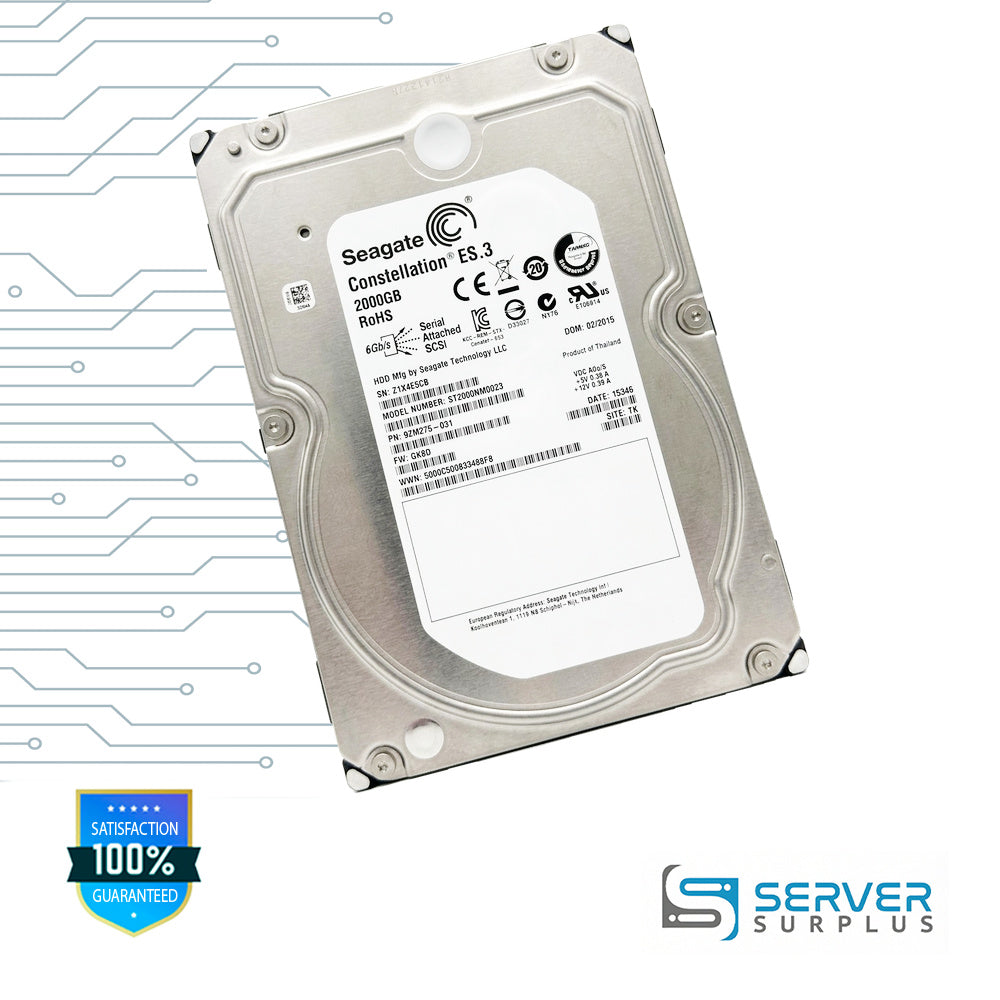 EMC Constellation ES.3 2TB SAS 6Gb/s 3.5-Inch Enterprise HDD | 118033059 | ST2000NM0023