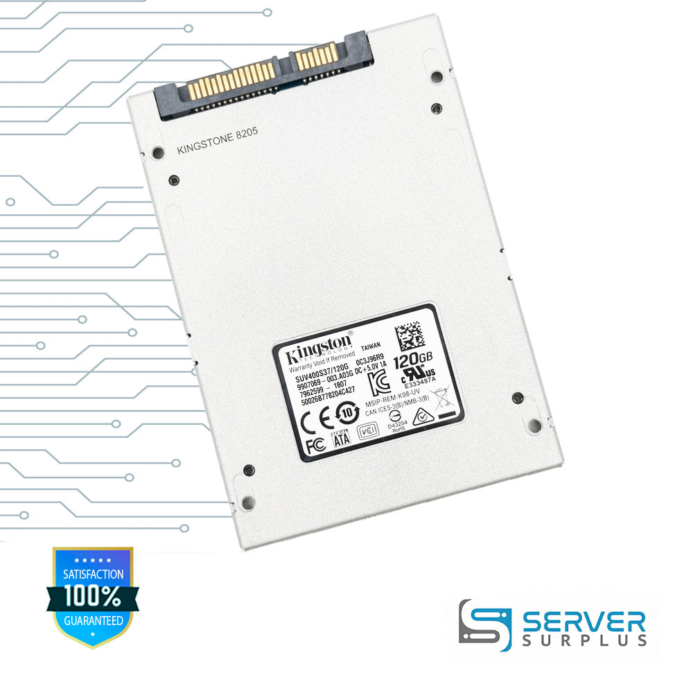 Kingston UV400 120GB SATA 2.5 in Enterprise SSD | SUV400S37/120G