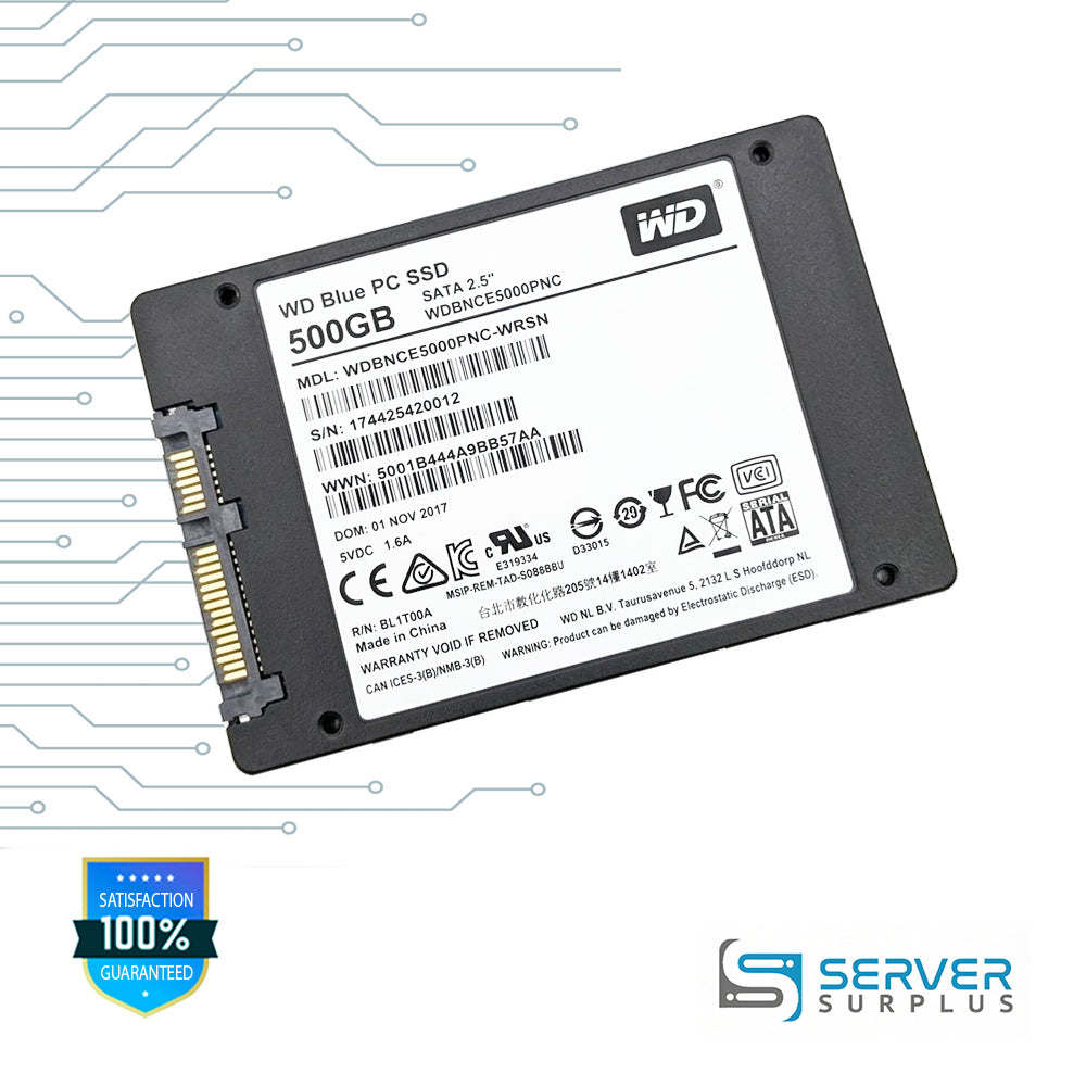 WD Blue PC SSD 500GB SATA 2.5 in Enterprise SSD | WDBNCE5000PNC