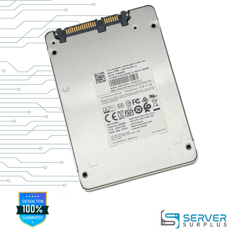 Dell 256GB SATA 2.5 in Enterprise SSD | 04G95M | CV8-CE256-11 | 4G95M