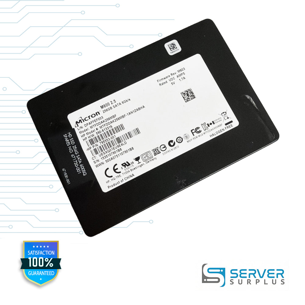 HP M600 256GB SATA III 6Gb/s 2.5-Inch Enterprise SSD 795553-001