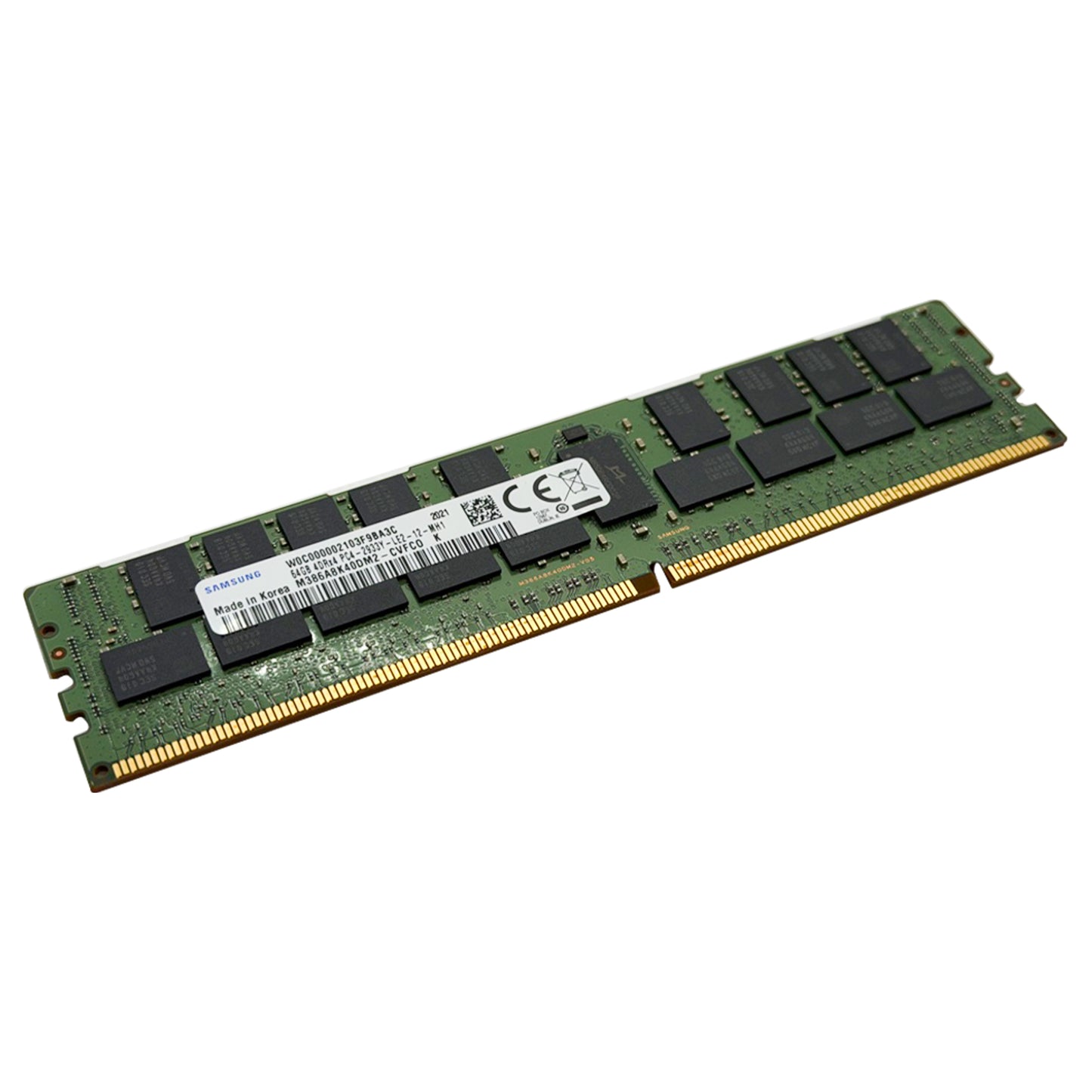 Samsung 64GB DDR4-2933MHz PC4-23400 288-Pin LRDIMM Server RAM (M386A8K40DM2-CVFCO)