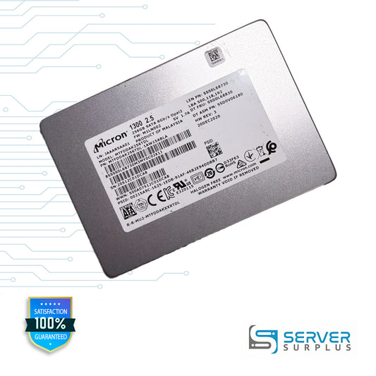 Lenovo OEM Micron 1300 256GB SATA III 6Gb/s 2.5-Inch SSD (SSS0L68730)