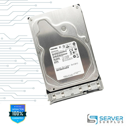 Toshiba MG03SCA 4TB SAS 6Gb/s 3.5 in Enterprise HDD | MG03SCA400 | 58-0158-01 | HDEPC00JAA51
