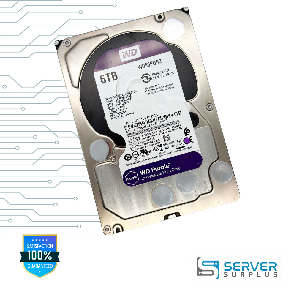 WD WD60PURZ 6TB 3.5 in Enterprise HDD