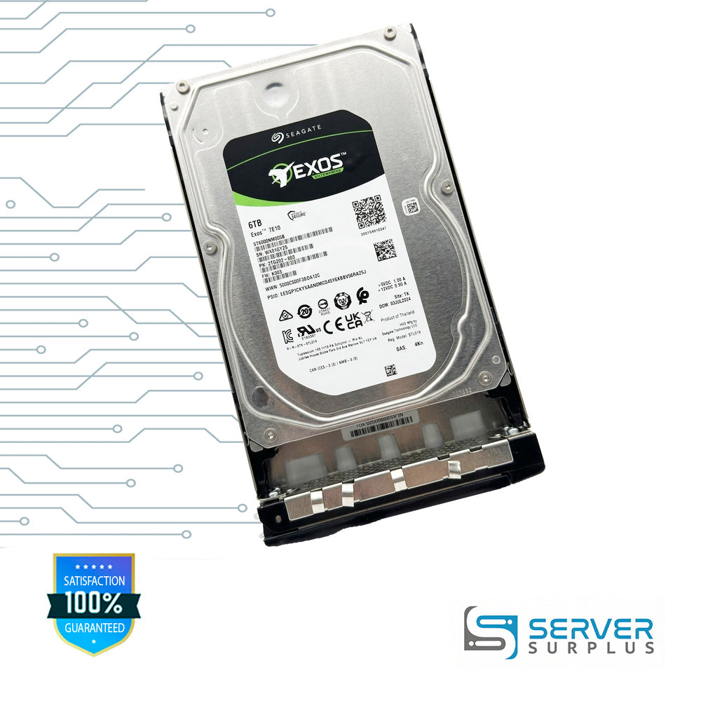 Seagate Exos 7E10 6TB SAS 3.5-Inch Enterprise HDD | ST6000NM005B