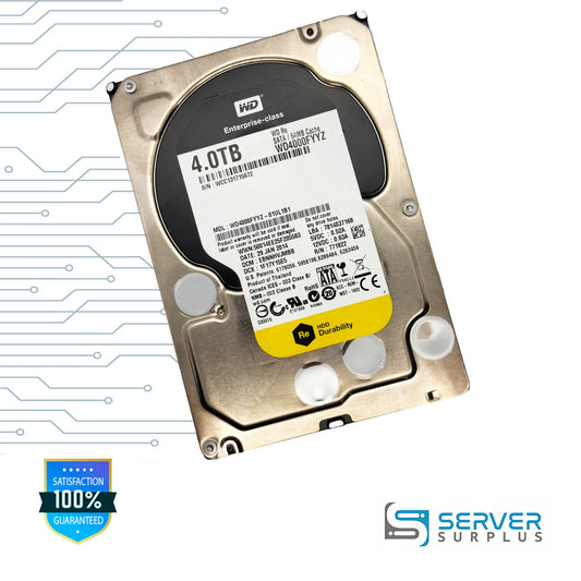 WD Re 4TB SATA 3.5 in Enterprise HDD | WD4000FYYZ | WD4000FYYZ-01UL1B1
