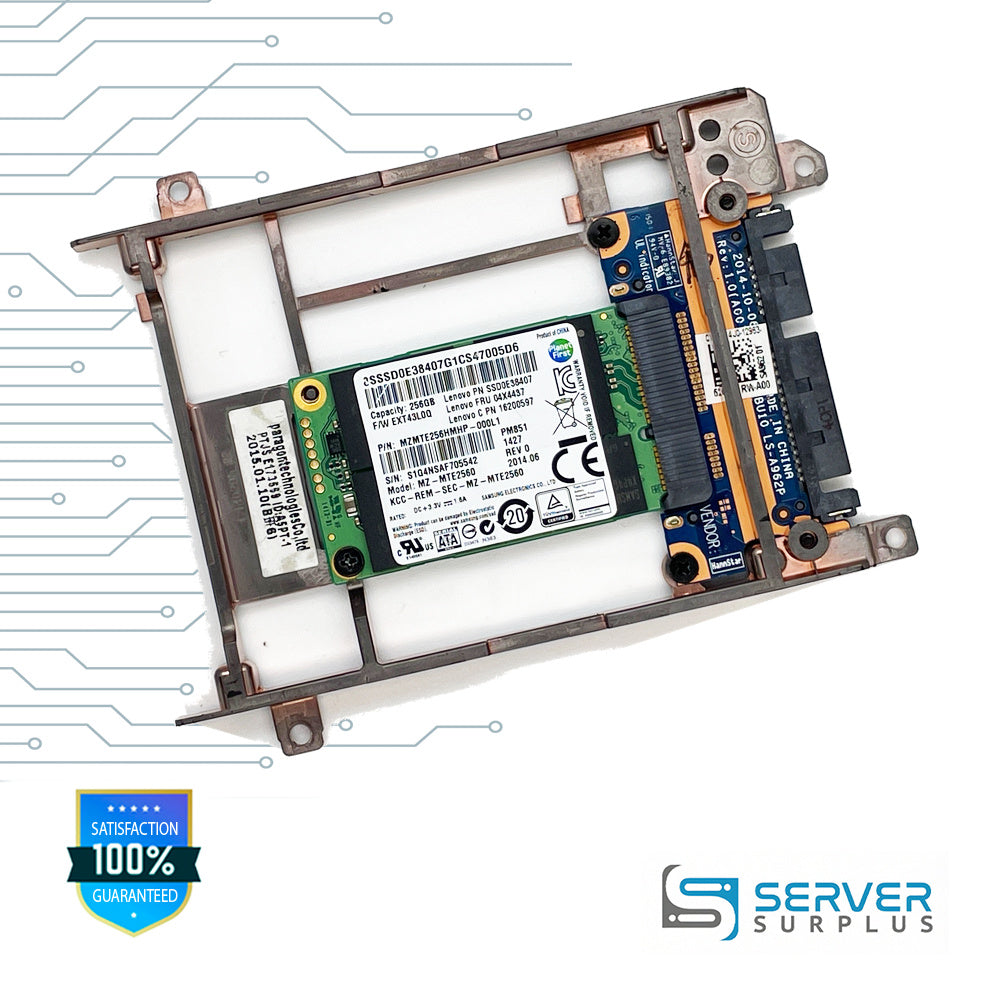 Lenovo PM851 256GB SATA M.2 Enterprise SSD | 04X4437 | MZ-MTE2560