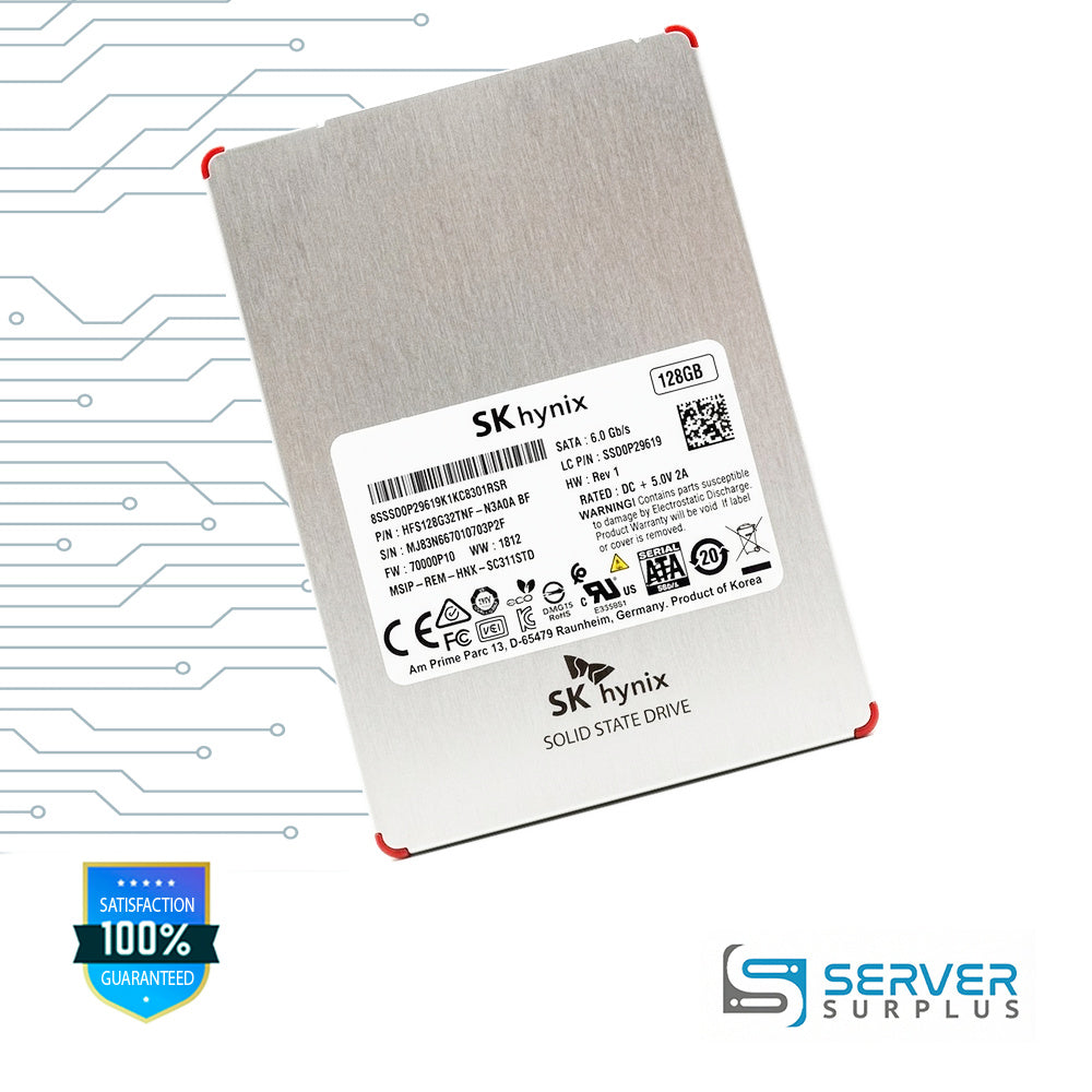 Lenovo 128GB SATA 6Gb/s 2.5 in Enterprise SSD | SSD0P29619 | HFS128G32TNF-N3A0ABF