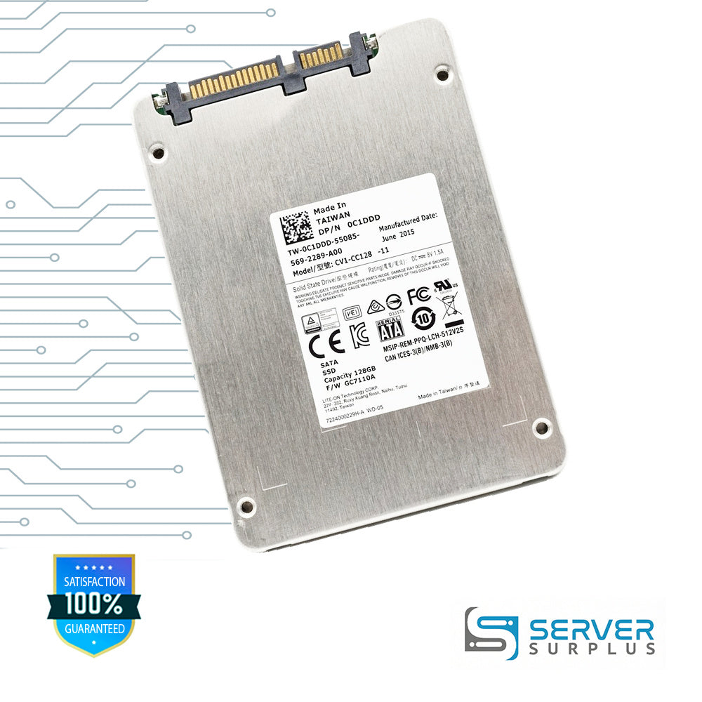 Dell 128GB SATA 2.5 in Enterprise SSD | 0C1DDD | CV1-CC128 | C1DDD