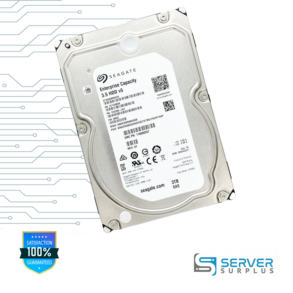 EMC 3TB SAS 3.5 in Enterprise HDD | 1180000257 | ST3000NM0025