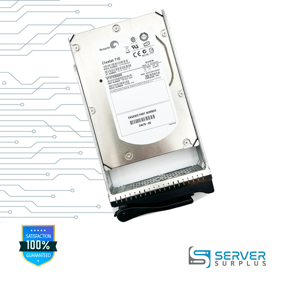 Seagate Cheetah T10 SAS 3.5 in Enterprise HDD | ST373355SS | 24619-00