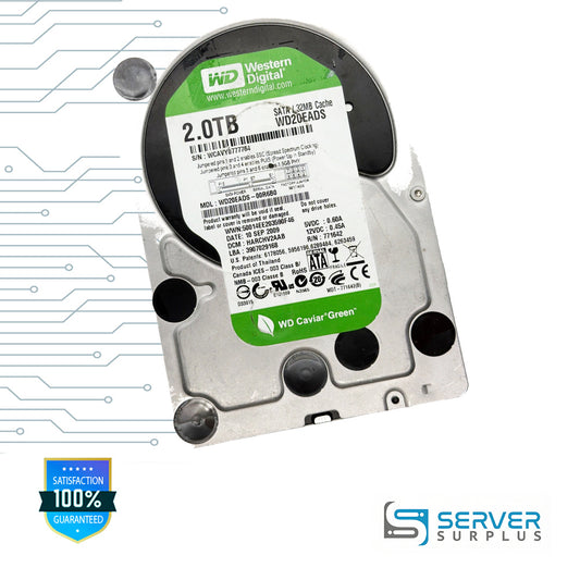 WD Caviar Green 2TB SATA 3.5 in Enterprise HDD | WD20EADS | WD20EADS-00R6B0