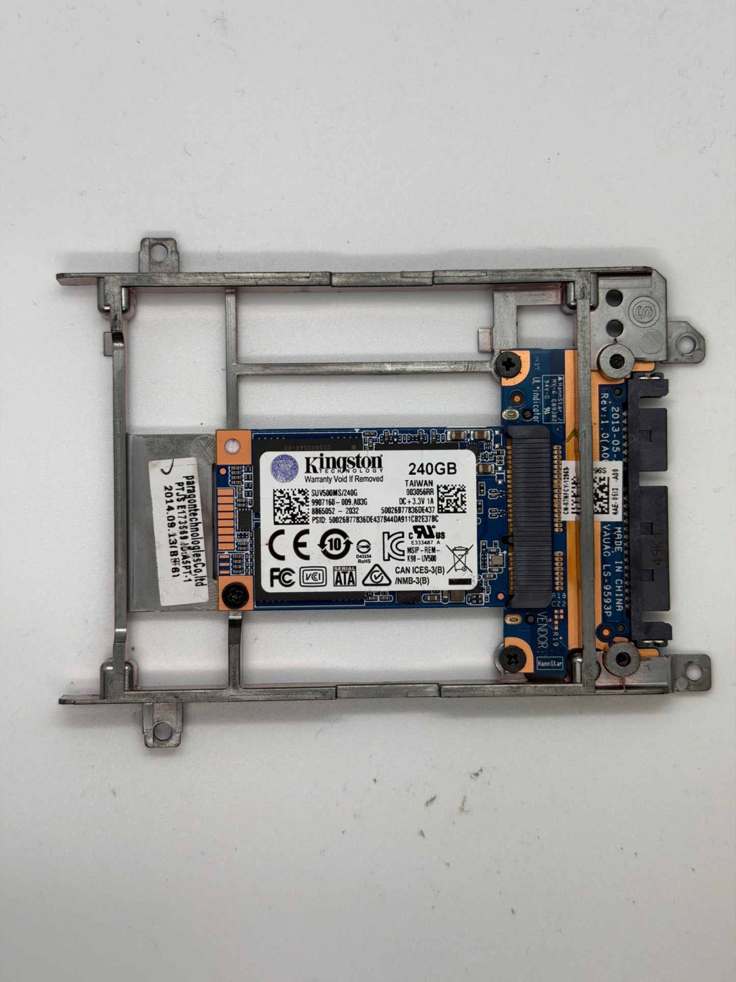 Kingston SUV500MS 240GB SATA mSATA Enterprise SSD | SUV500MS/240G