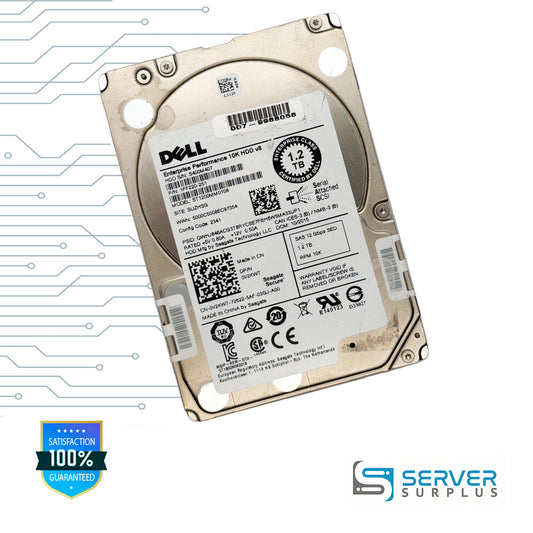 Seagate Enterprise Performance 10K HDD v8 1.2TB SAS 12Gb/s 12Gb/s 2.5 in Enterprise HDD | ST1200MM0108