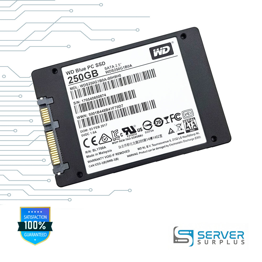WD Blue PC SSD 250GB SATA 6Gb/s 2.5 in Enterprise SSD | WDS250G1B0A