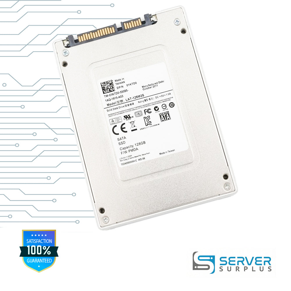 Dell 128GB SATA 2.5 in Enterprise SSD | 01KTD0 | LAT-128M2S | 1KTD0