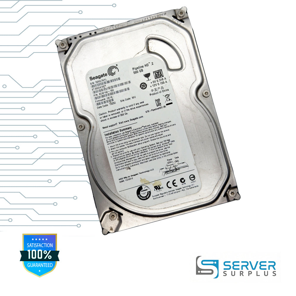 Seagate Pipeline HD.2 500GB SATA 3.5-Inch Enterprise HDD | ST3500414CS