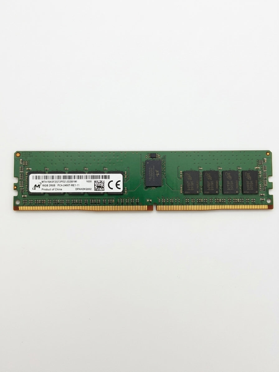 Micron 16GB DDR4-2400 PC4-19200 2Rx4 ECC Registered 288-Pin RDIMM Server Memory | MTA18ASF2G72PDZ-2G3B1MI | MTA18ASF2G72PDZ