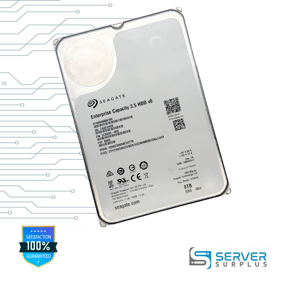 Seagate 8TB SAS 3.5 in Enterprise HDD | ST8000NM0166
