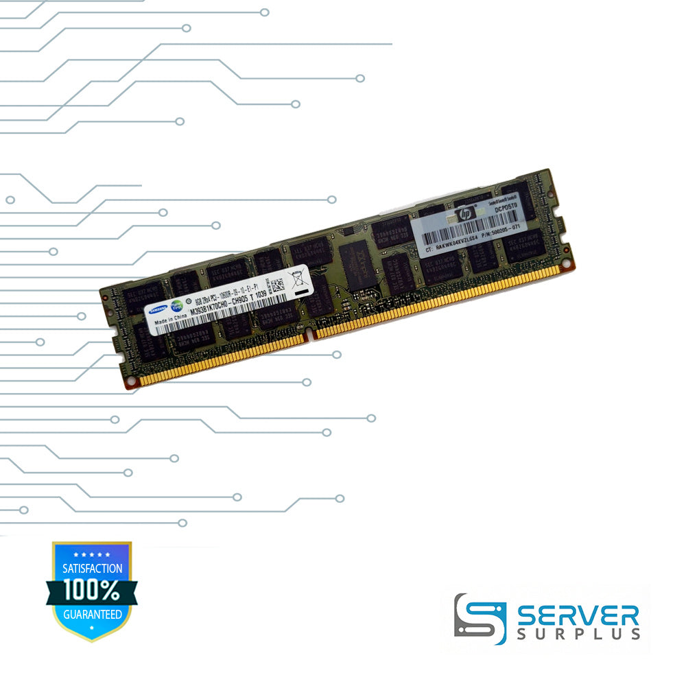HP 8GB Server Memory | 500205-071 | M393B1K70CH0-CH9