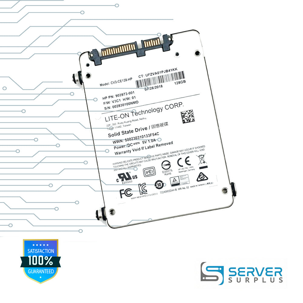 HP 128GB SATA 2.5 in Enterprise SSD | 903973-001 | CV3-CE128-HP