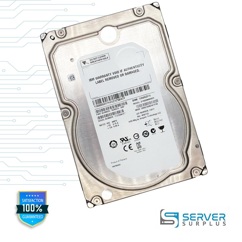 Seagate ST4000NM0023 4TB SAS 3.5 in Enterprise HDD