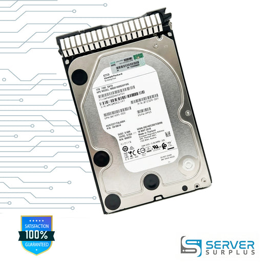 HPE HUS722T1TALA604 1TB SATA 7200 RPM 3.5 in Enterprise HDD | 872329-001 | 1W10014 | MB001000GWFWK | 861695-002