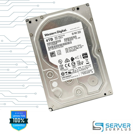 WD Ultrastar DC HC310 4TB SAS 12Gb/s 3.5 in Enterprise HDD | 0B36016