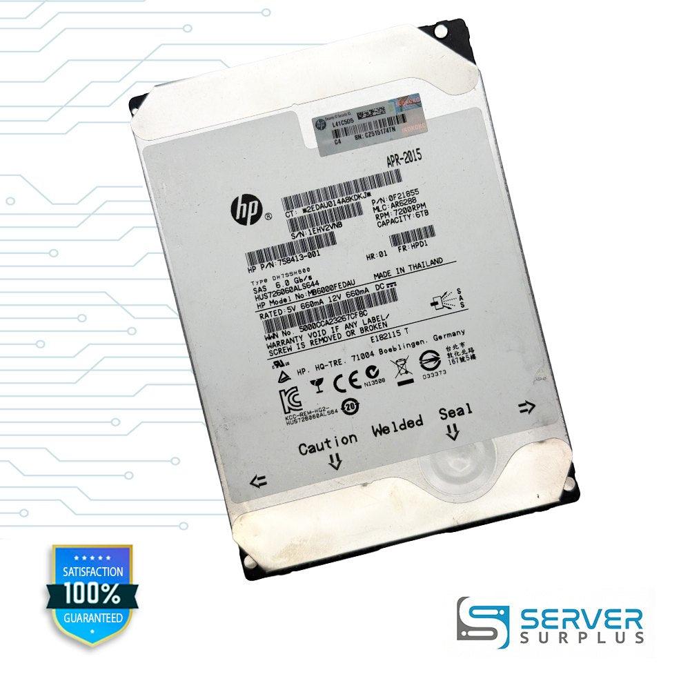 HGST HUS726060ALS644 6TB SAS 6Gb/s 6Gb/s 3.5 in Enterprise HDD