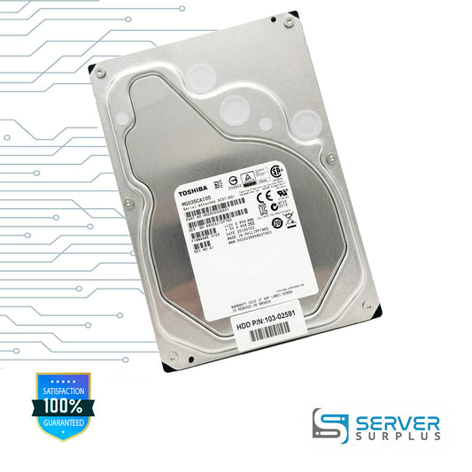 Toshiba MG03SCA100 1TB SAS 6Gb/s 3.5 in Enterprise HDD | HDEPC03GEA51