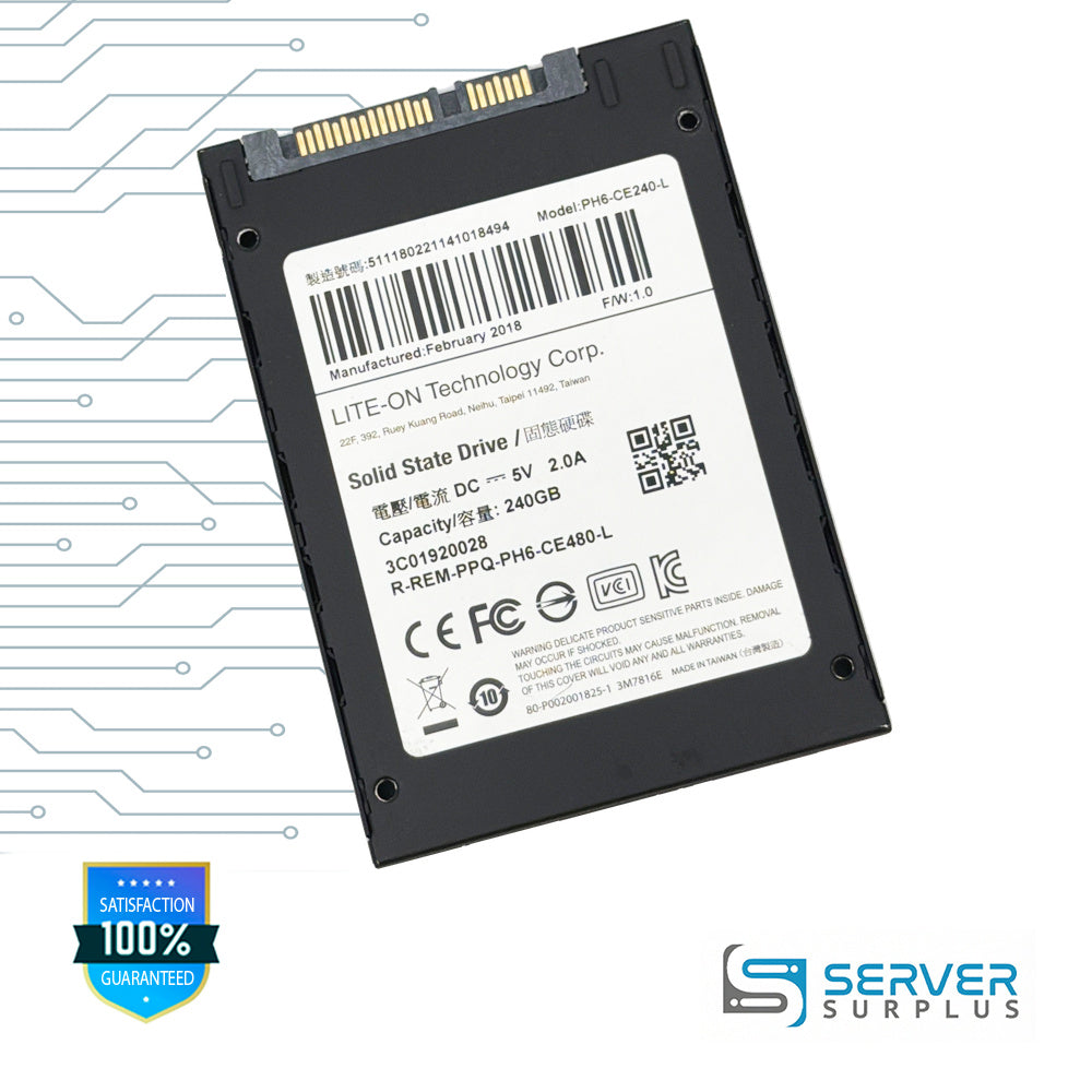 Lite-On 240GB SATA 2.5 in Enterprise SSD | PH6-CE240-L