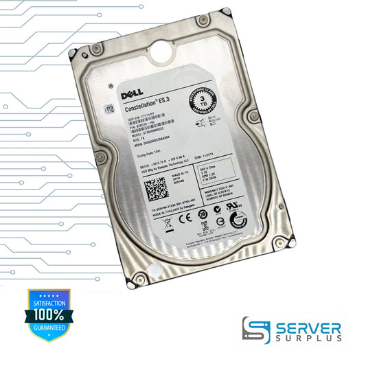 Dell Constellation ES.3 3TB SAS 6Gb/s 3.5-Inch Enterprise HDD | 055H49 | ST3000NM0023