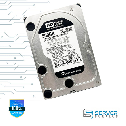 WD Caviar Black 500GB SATA 3.5 in Enterprise HDD | WD5001AALS