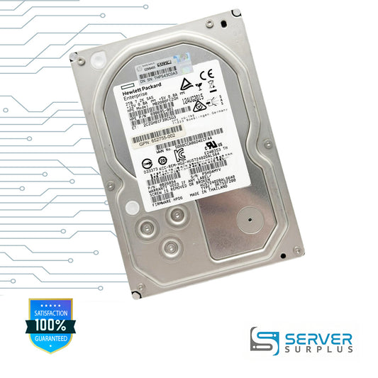 HPE MB2000FCZGH 2TB SAS 7.2K 3.5 in Enterprise HDD | 698695-001 | 0B26894 | 652755-002 | HUS724020ALS640