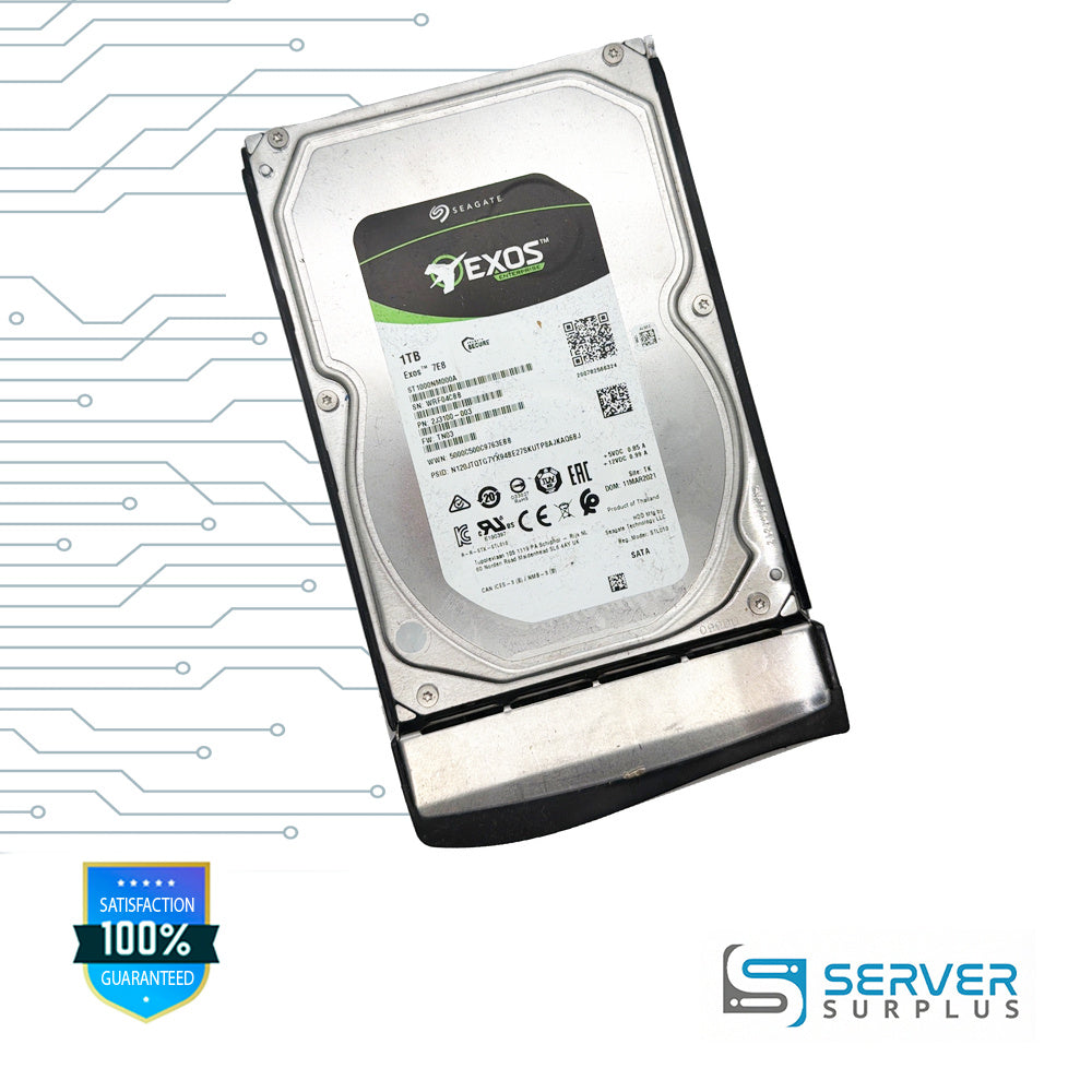 Seagate Exos 7E8 1TB SATA 3.5 in Enterprise HDD | ST1000NM000A
