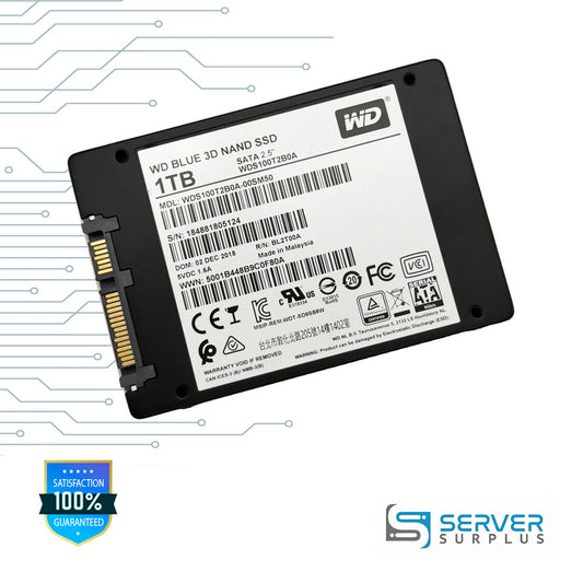 WD Blue 3D Nand SSD 1TB SATA 6Gb/s 2.5 in Enterprise SSD | WDS100T2B0A | WDS100T2B0A-00SM50